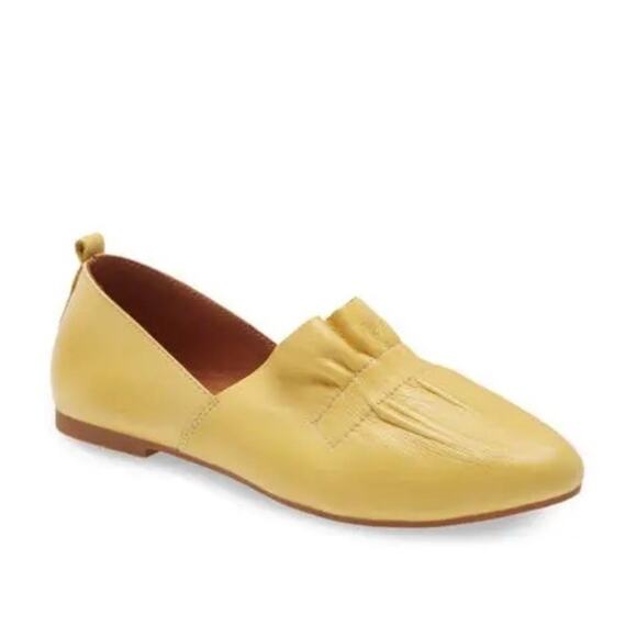 Sheridan Mia Shoes - Sheridan Mia Darby Flat Yellow EU 42 / US 11 Buttery Soft Leather, D’Orsay Chic